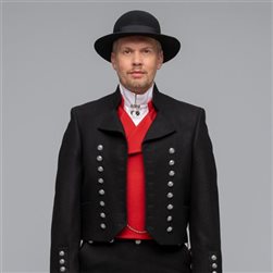 Herrebunad Borre med nikkers og alternativ vestefarge